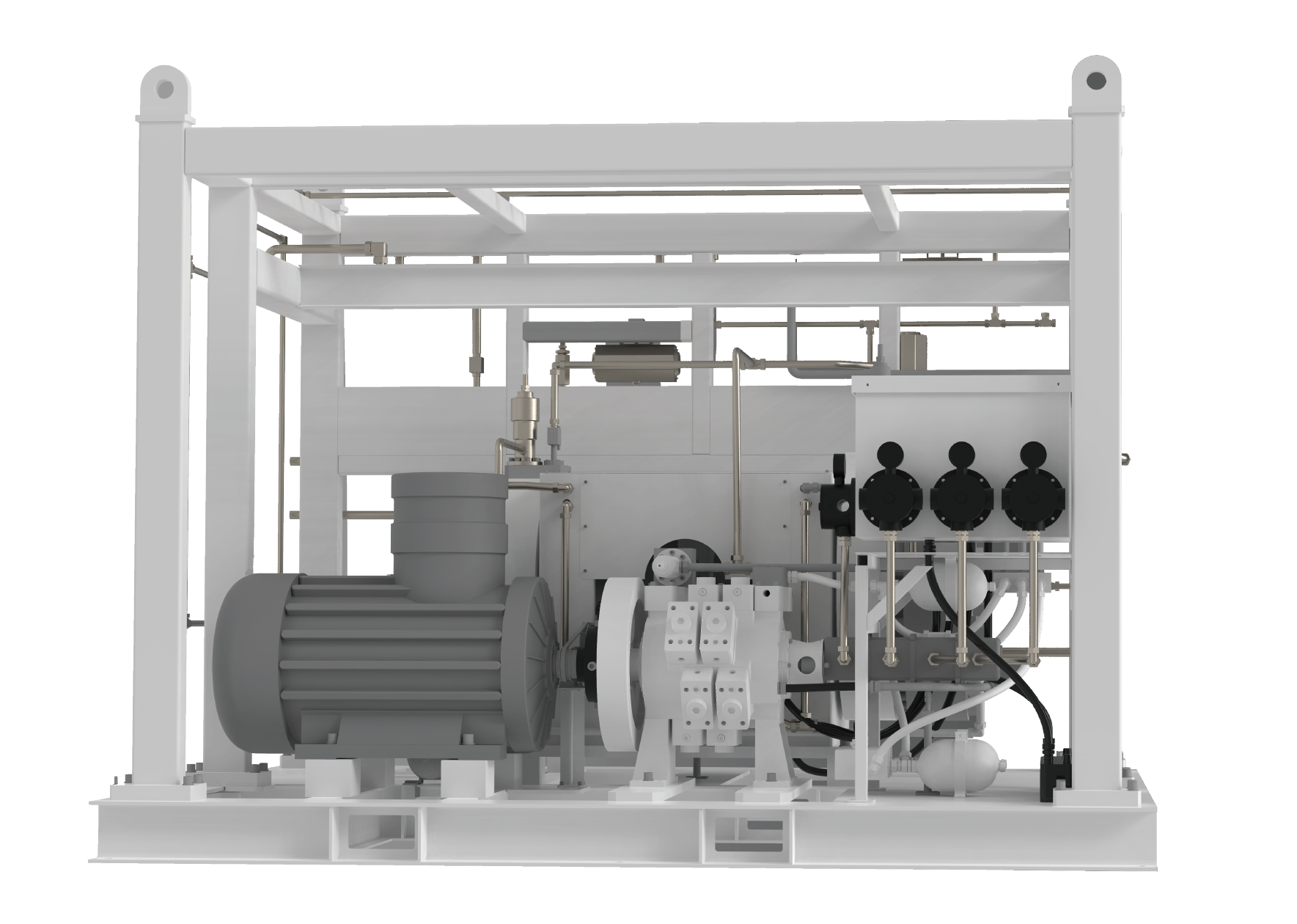 22MPa充装液驱隔膜式氢气压缩机